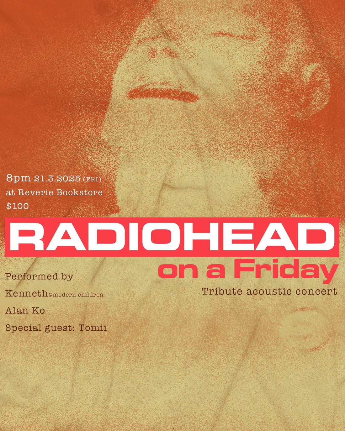 21/3 📻💭 RADIOHEAD ON A FRIDAY - Tribute acoustic concert